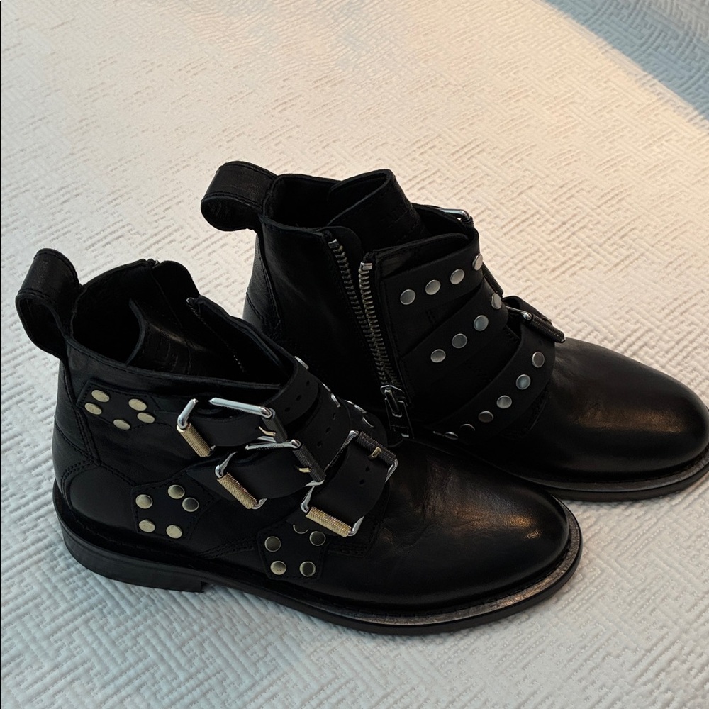 Zadig Voltaire black boots.